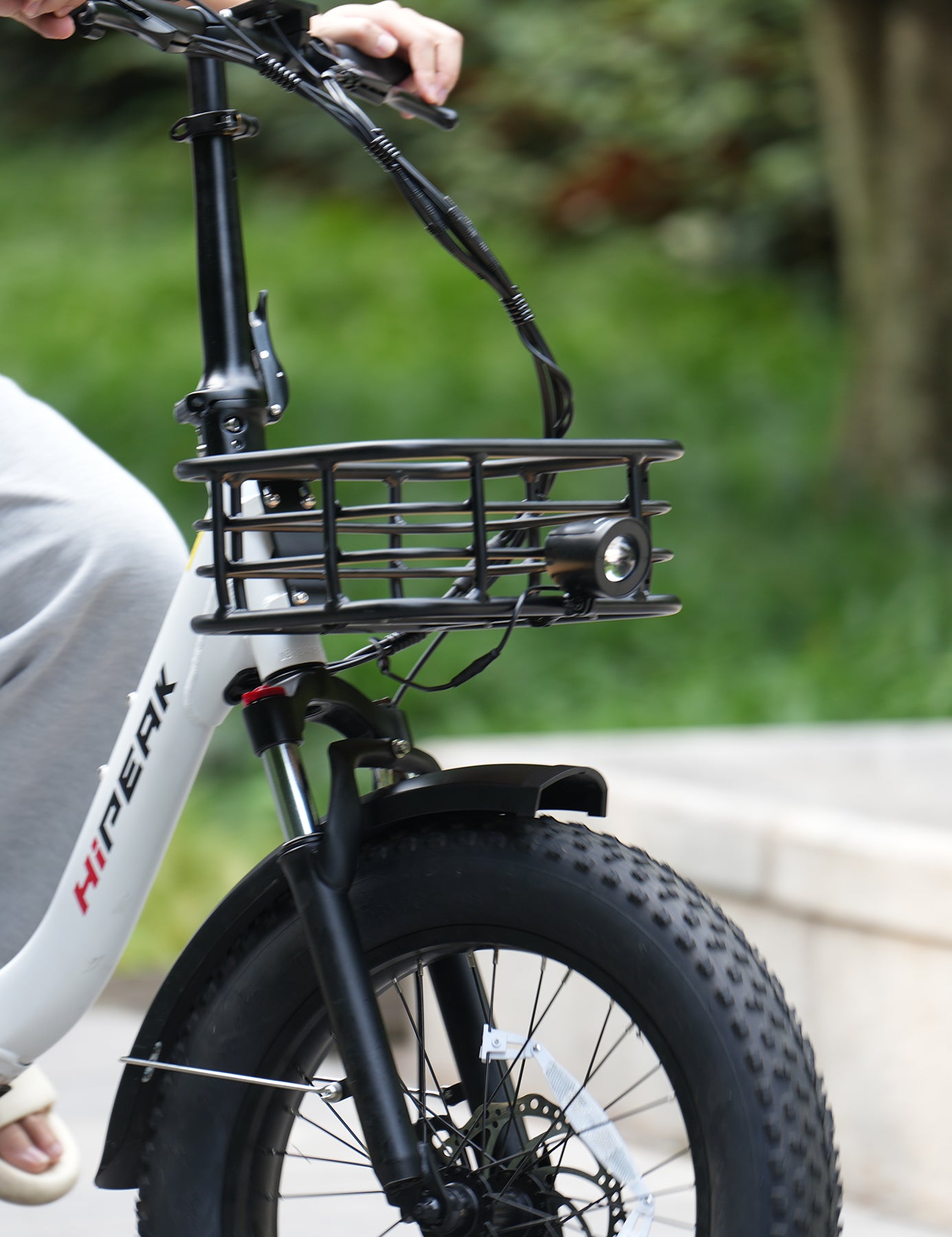 Front basket deals for folding bike